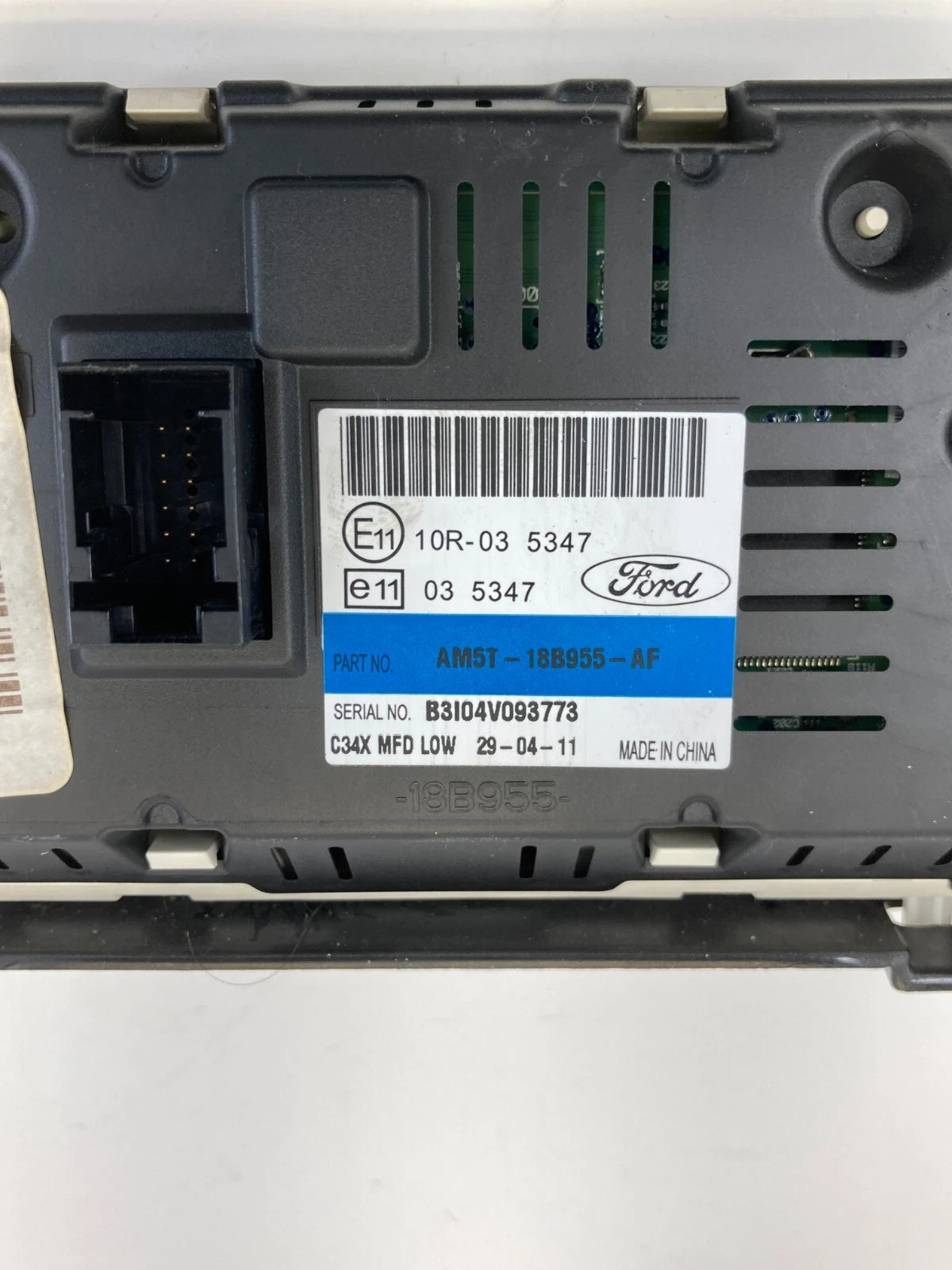 2012-2014 FORD FOCUS ESCAPE INFO MULTIFUNCTION DISPLAY SCREEN AM5T-18B955-AF OEM