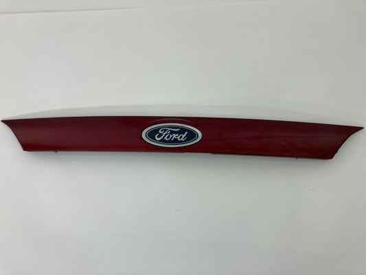 2014-2019 FORD FIESTA SEDAN TRUNK LID LICENSE MOLDING W EMBLEM RUBY RED OEM