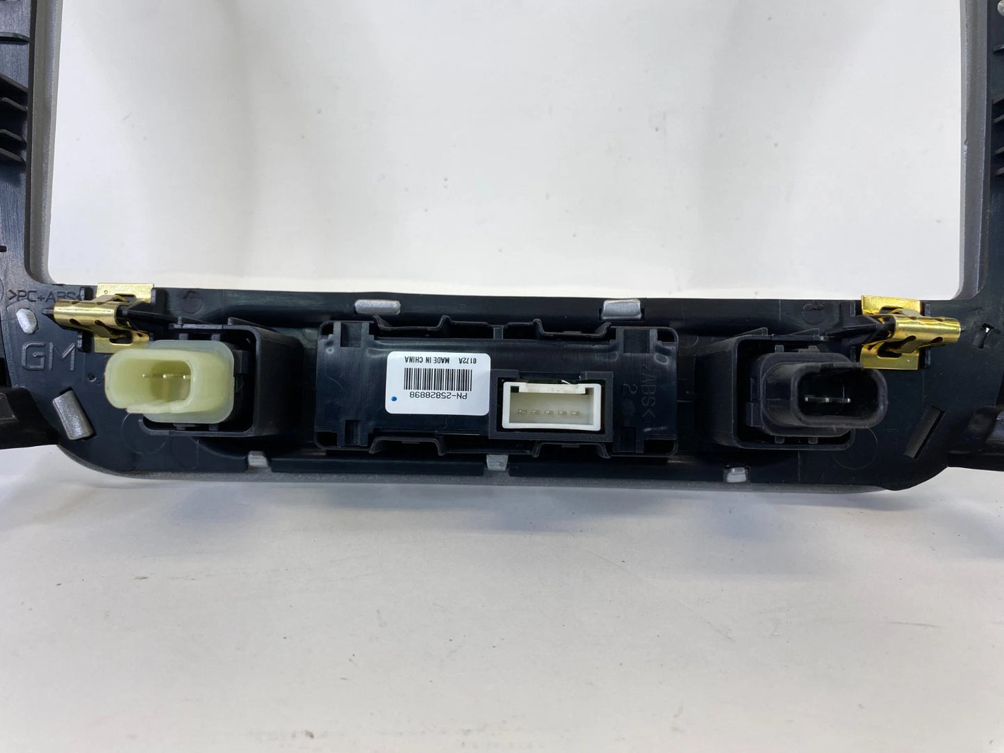 2008-2012 CHEVROLET MALIBU CENTER DASH RADIO BEZEL COVER TRIM W/ HAZARD SWITCH