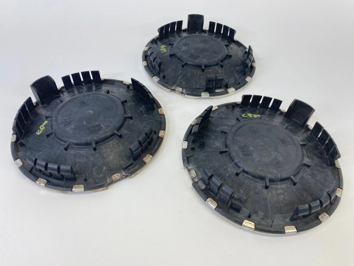2004-2009 CADILLAC CTS CENTER CAP CAPS WHEEL HUB CAP HUBCAP SET OF 3 9595437 OEM