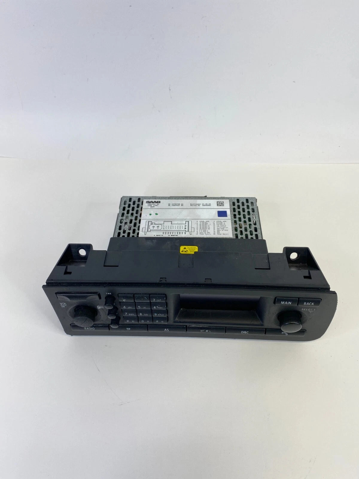 2003-2006 SAAB 9-3 93 RADIO STEREO INFORMATION CONTROL SCREEN DISPLAY 12804427