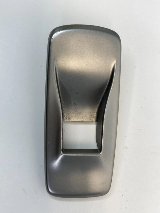 2009-2011 JAGUAR XF REAR RIGHT SIDE WINDOW SWITCH BEZEL COVER SILVER OEM