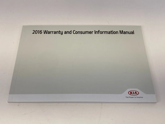 2016 16 KIA SOUL OWNER'S OWNERS MANUAL WARRANTY GUIDE BOOK SET OEM