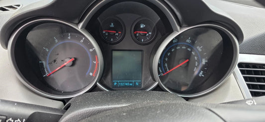 2012 CHEVROLET CRUZE 1.8L A/T SPEEDOMETER INSTRUMENT CLUSTER 132K OEM 95487986