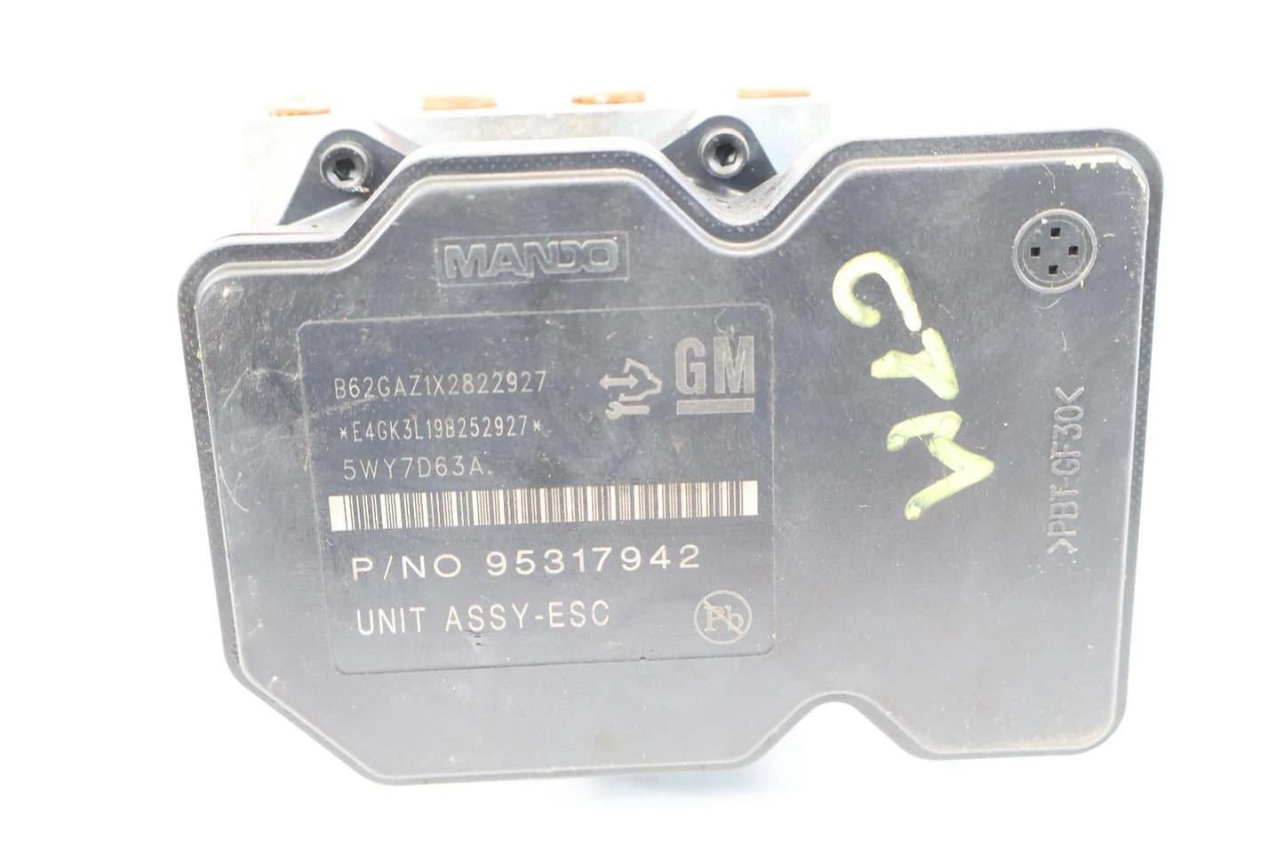 2014 CHEVROLET SONIC 1.8L FWD ABS ANTI-LOCK BRAKE PUMP MODULE OEM 95317942