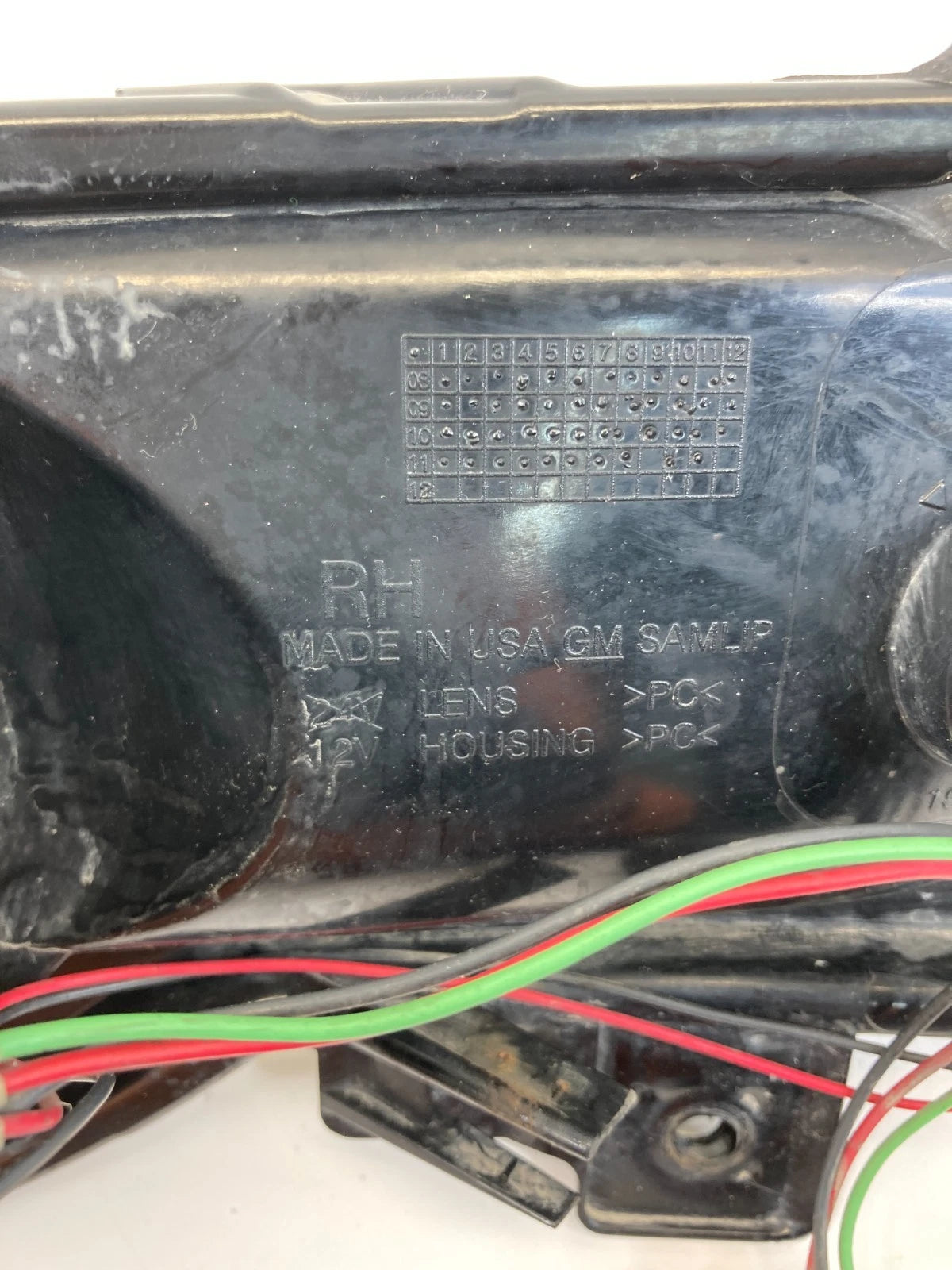 09-12 CHEVROLET TRAVERSE RIGHT PASSENGER SIDE PARK LIGHT TURN SIGNAL LAMP OEM