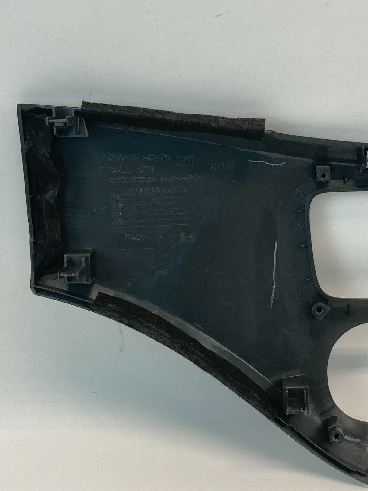 05-10 Honda Odyssey Climate Control AC Heater Bezel Trim Panel 77250SHJA220M1