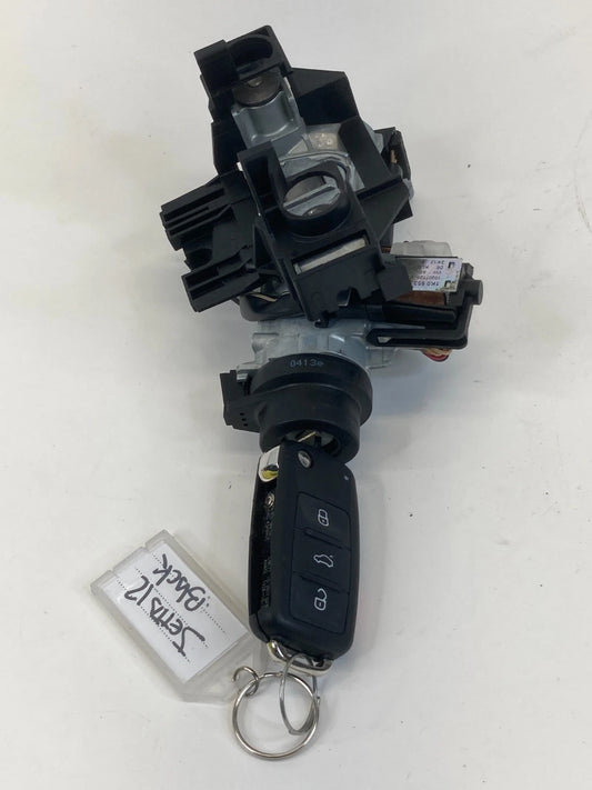 2011-2018 VW VOLKSWAGEN JETTA IGNITION SWITCH LOCK CYLINDER & KEY 5C6-905-841