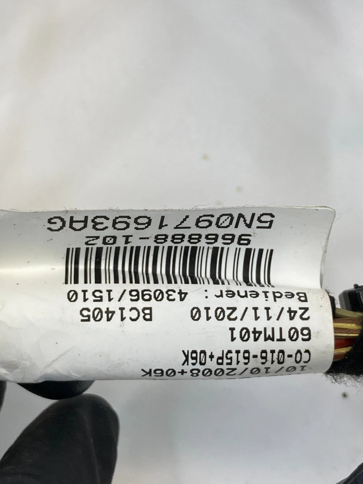 2009-2017 VOLKSWAGEN TIGUAN REAR LEFT SIDE DOOR HARNESS WIRE WIRING 5N0971693AG