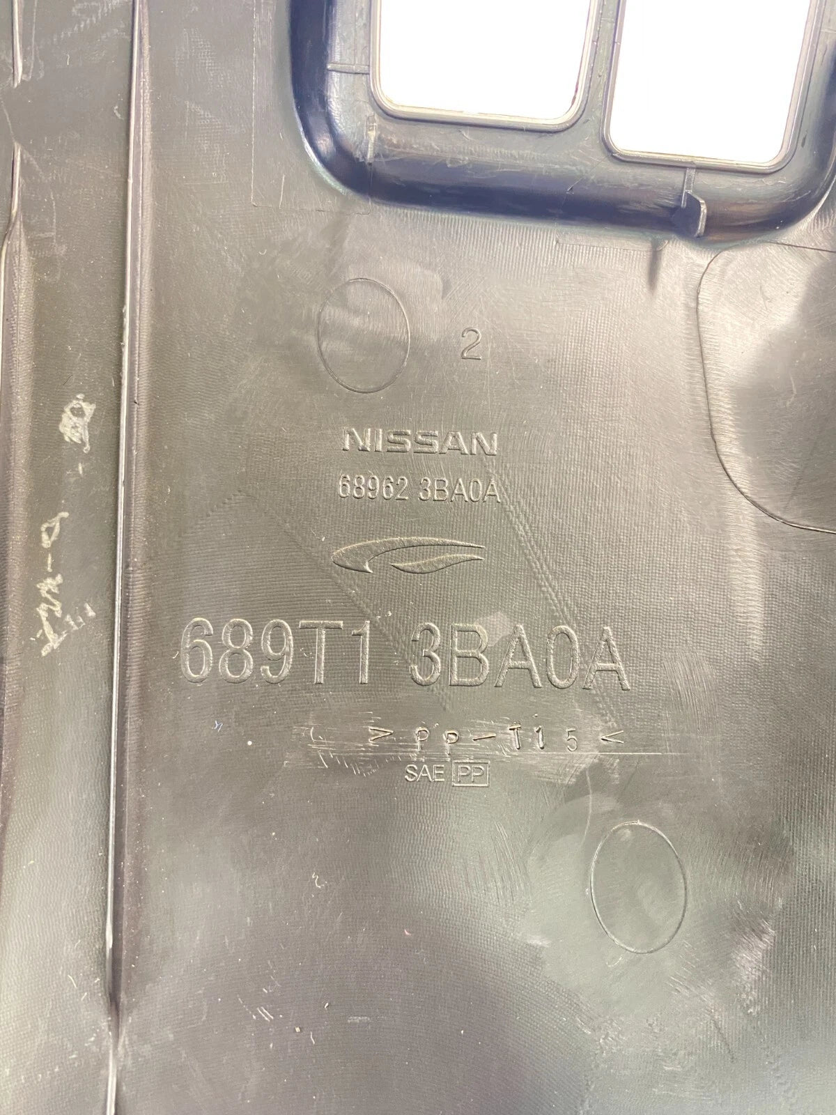 2012-2019 NISSAN VERSA LOWER DASH KNEE BOLSTER PANEL BEZEL TRIM 68962-3BA0A OEM