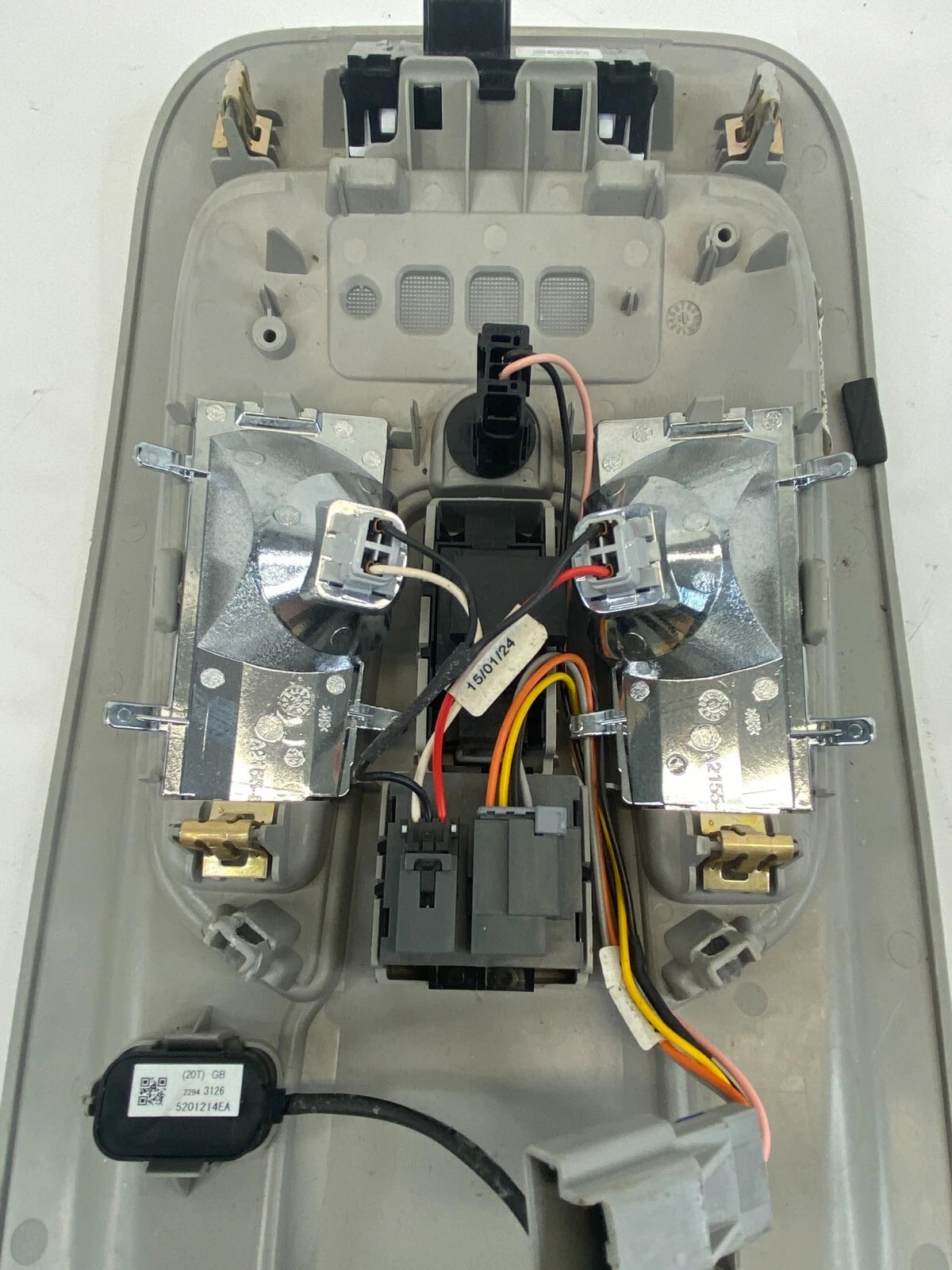2014-2016 GMC TERRAIN ROOF CONSOLE MAP LIGHT DOME LAMP ASSEMBLY 23449645 OEM
