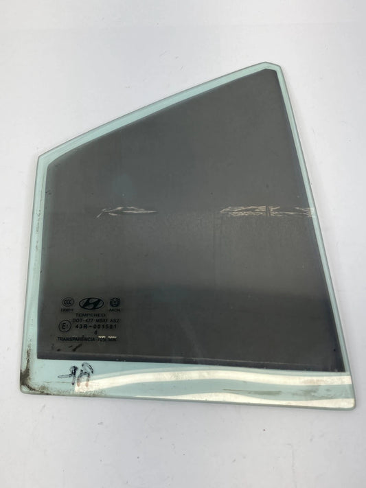 2006-2011 HYUNDAI ACCENT REAR RIGHT DOOR VENT QUARTER WINDOW GLASS 43R-001501