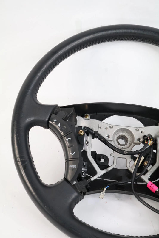 2003 2004 2005 TOYOTA 4RUNNER STEERING WHEEL W/ CRUISE CONTROL BLACK LEATHER OEM