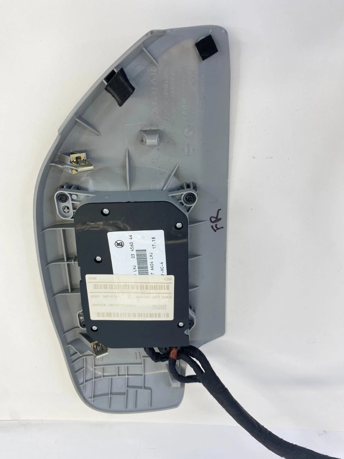 2009-2011 JAGUAR XF FRONT RIGHT SEAT CONTROL SWITCH W/ TRIM 7W93-F62184-BAW OEM