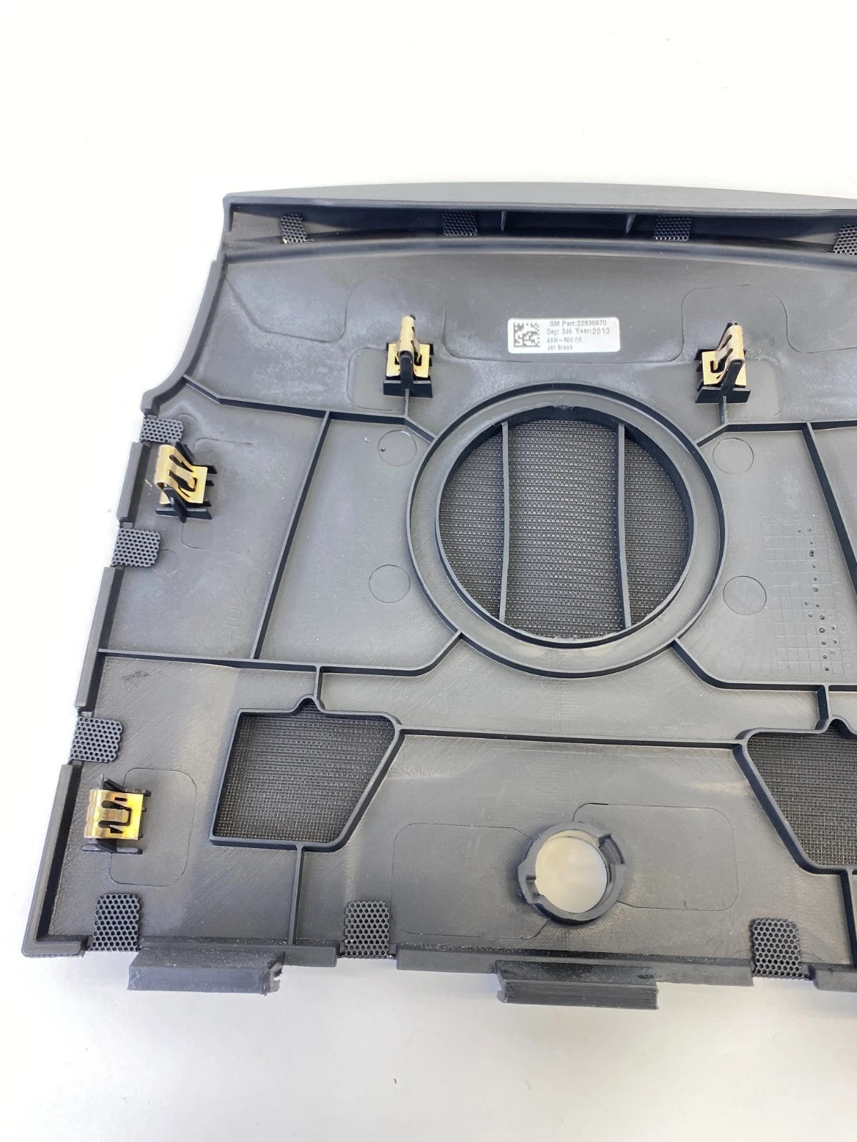 2013-2019 CADILLAC ATS FRONT CENTER DASH UPPER SPEAKER COVER GRILLE 22936870 OEM