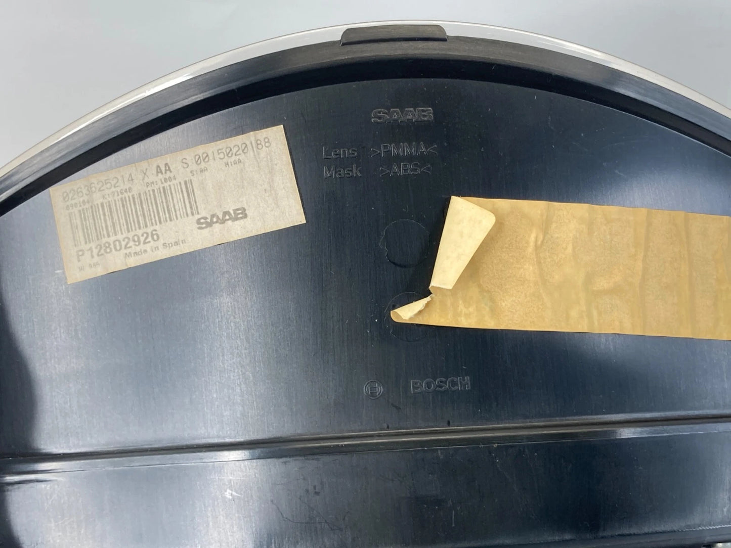 03-06 SAAB 9-3 2.0L MT SPEEDOMETER INSTRUMENT CLUSTER GAUGES 207K MILES 12802926