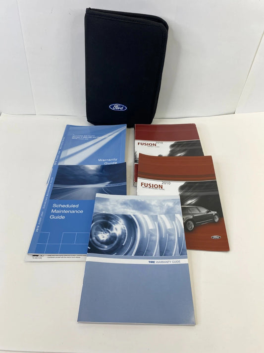 2010 FORD FUSION OWNERS MANUAL USER GUIDE SET WITH CASE WARRANTY OEM FACTORY