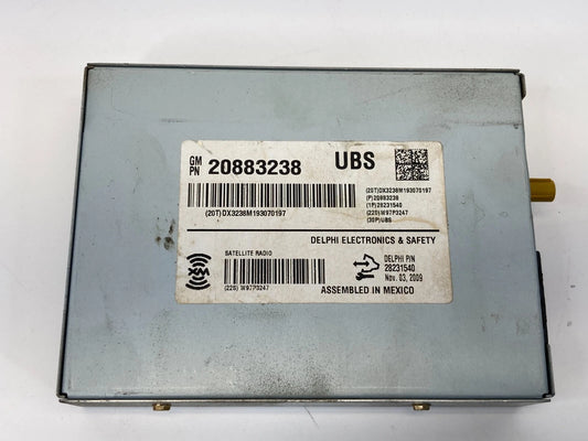 2010-2012 CHEVY TRAVERSE SATELLITE XM RADIO RECEIVER MODULE UNIT 20883238 OEM