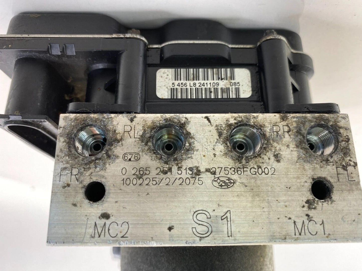 2008-2011 SUBARU IMPREZA 2.5I ANTI-LOCK BRAKE PUMP CONTROL MODULE 0265951587 OEM