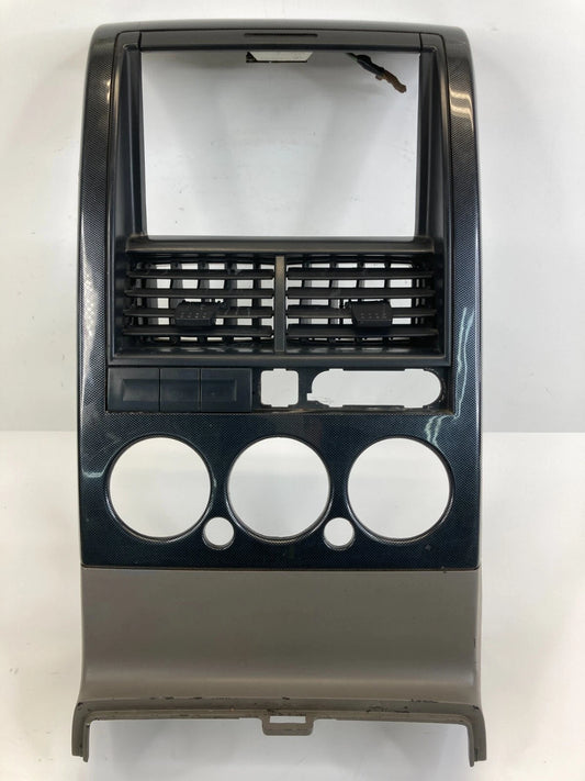 06-10 FORD EXPLORER RADIO CLIMATE CONTROL TRIM BEZEL W/ AIR VENT 6L24-7804302-B