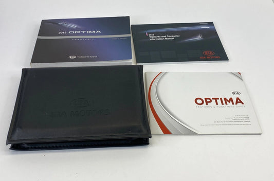 2013 KIA OPTIMA OWNERS GUIDE WARRANTY & CONSUMER INFORMATION BOOK MANUAL OEM