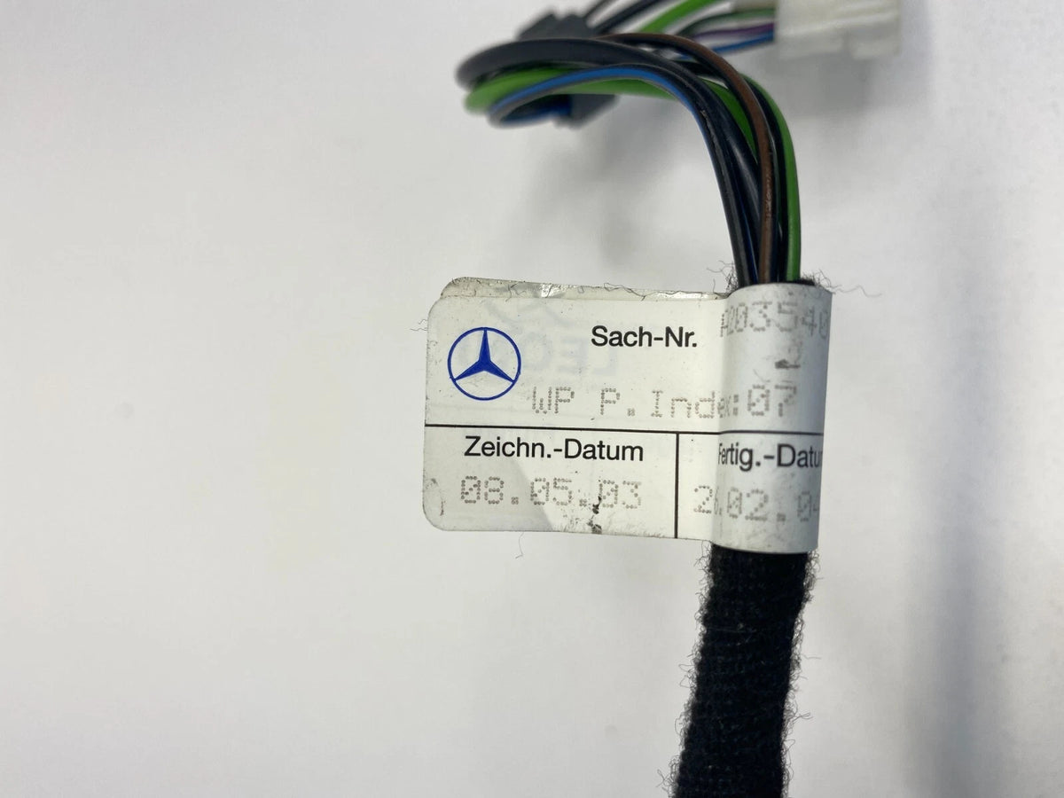 2004 MERCEDES BENZ E320 E320 FRONT DOOR WIRING WIRE PLUG SOCKET 0035400681 OEM
