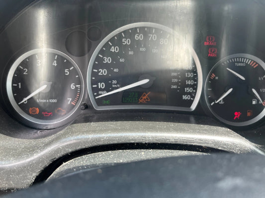03 04 05 06 SAAB 9-3 TURBO AT 2.0L INSTRUMENT CLUSTER SPEEDOMETER 129K MILES OEM