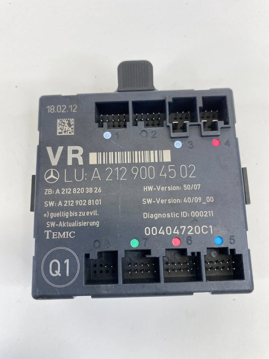 2006-2016 MERCEDES W204 E350 FRONT RIGHT SIDE DOOR CONTROL MODULE A2129004502