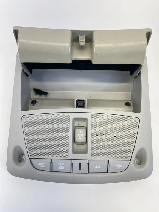 13-15 NISSAN PATHFINDER FRONT OVERHEAD DOME MAP LIGHT CONSOLE W/ SUNROOF SWITCH