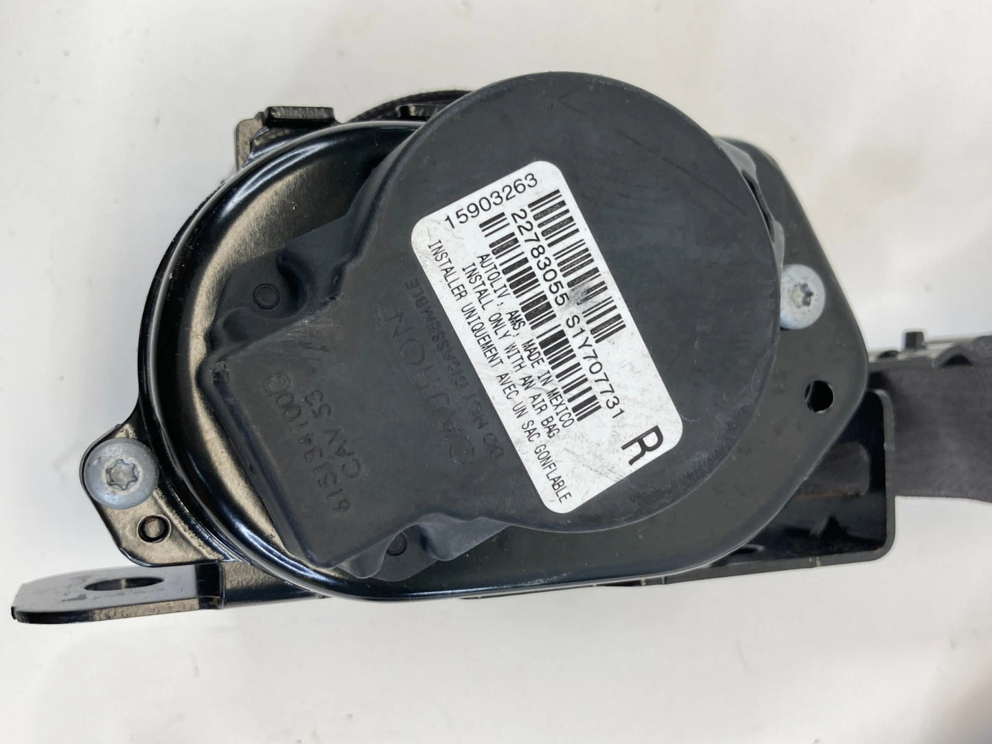 2011-2017 Chevrolet Traverse Front Right Side Seat Belt Retractor Pretensioner