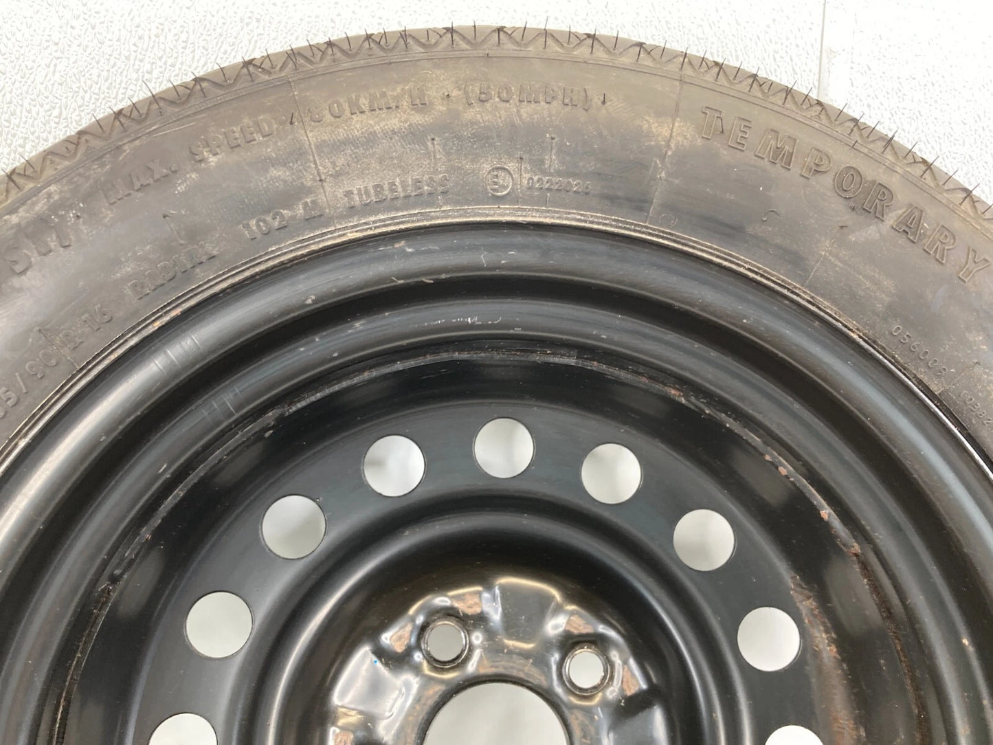 07-12 NISSAN ALTIMA SEDAN SPARE TIRE RIM COMPACT DONUT T135/90/R16 102M E4022202