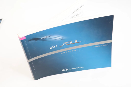 2013 13 KIA SOUL OWNER'S OWNERS MANUAL WARRANTY GUIDE BOOK SET OEM
