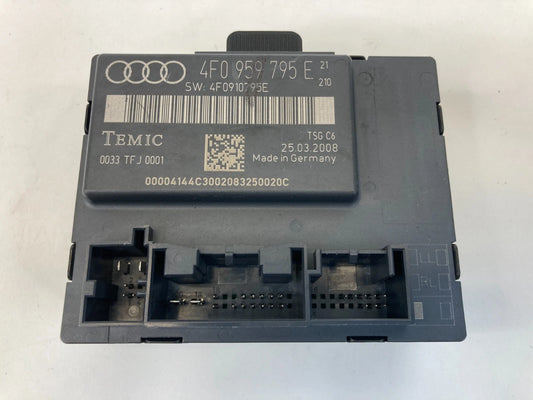 2006 2007 AUDI A6 REAR LEFT SIDE DOOR CONTROL MODULE UNIT 4F0-959-795-E OEM
