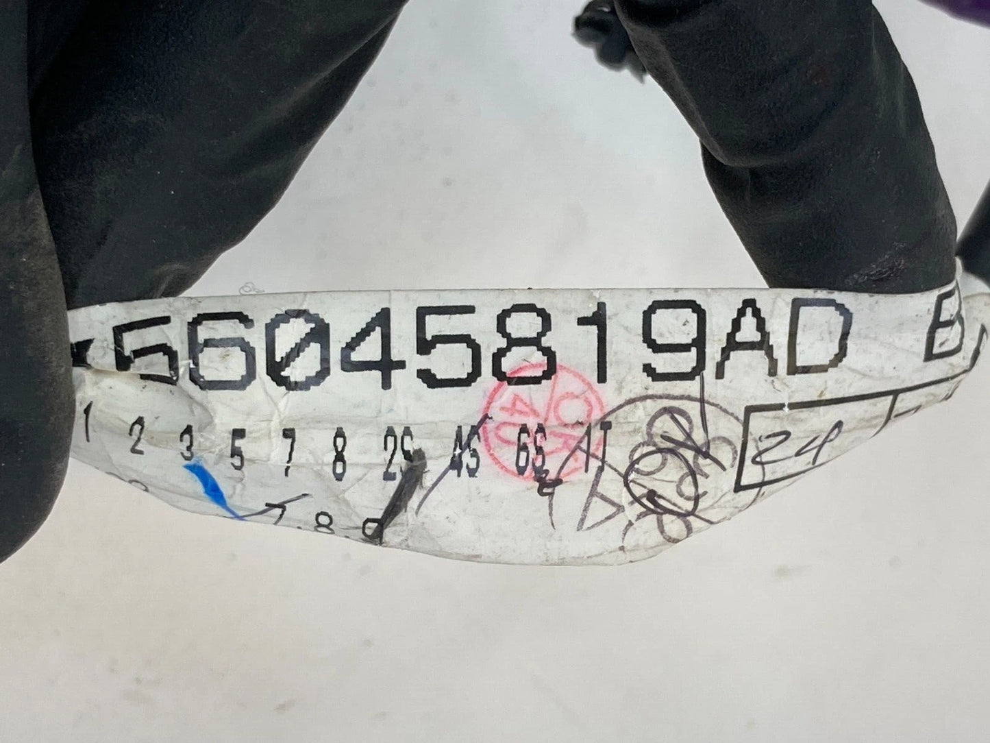 02 03 DODGE RAM 1500 2500 FR RIGHT PASSENGER DOOR WIRE WIRING HARNESS 56045819AD