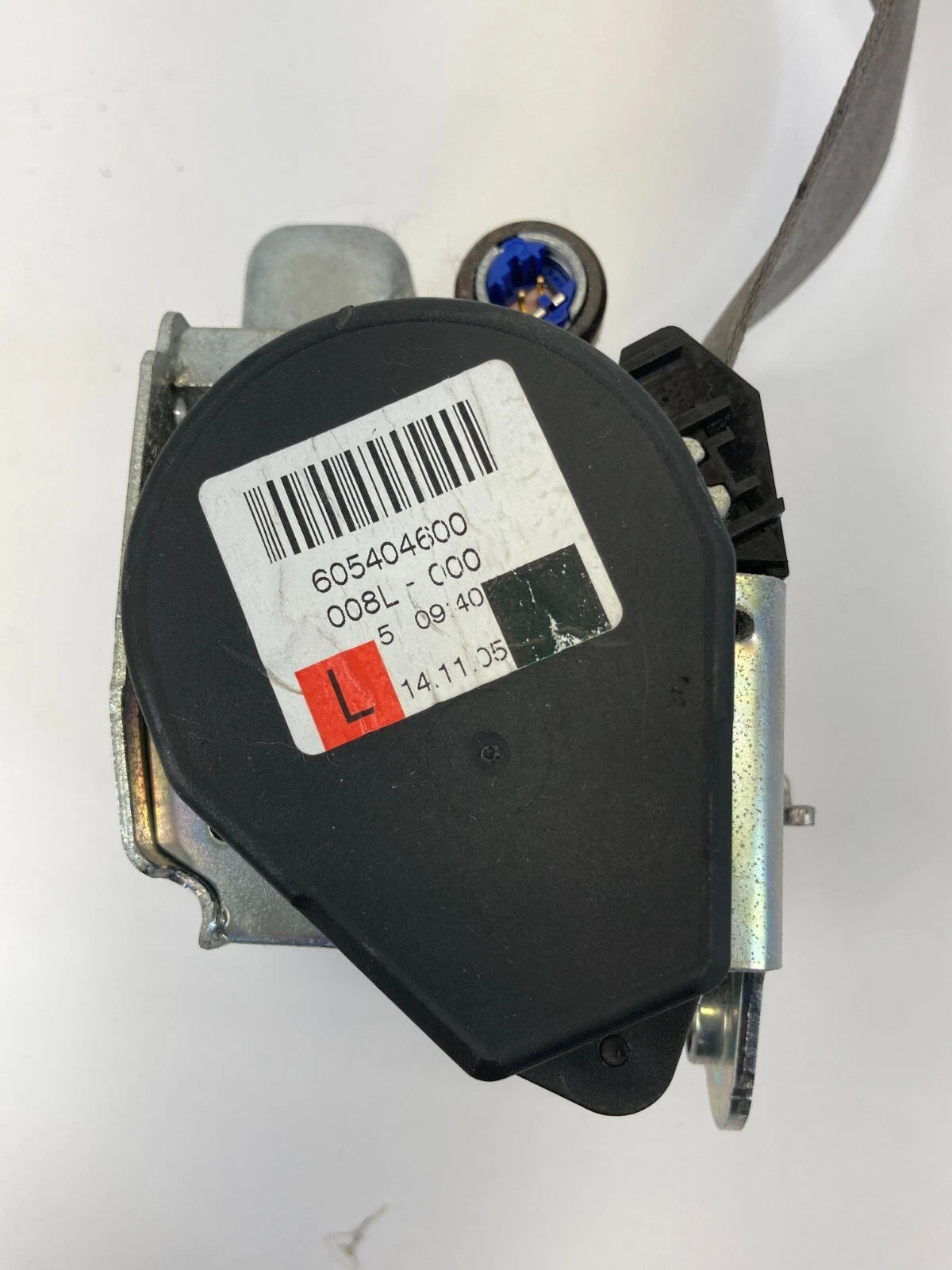 2006-2011 AUDI A6 QUATTRO FRONT LEFT DRIVER SIDE SEAT BELT RETRACTOR 605404600