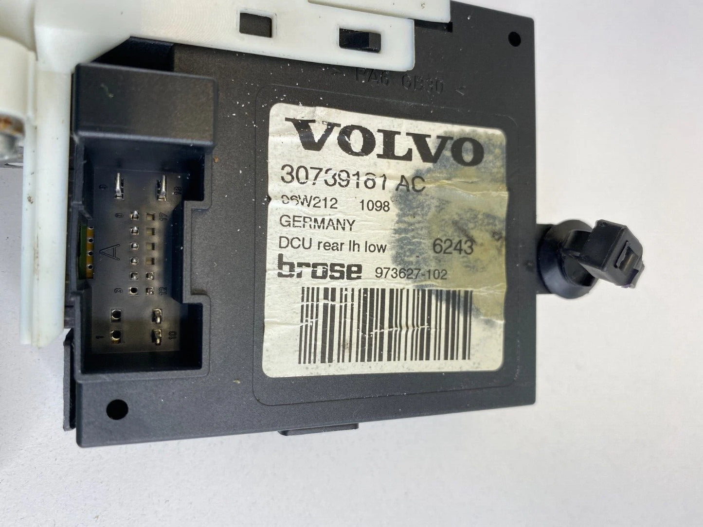 2004-2011 VOLVO S40 SEDAN REAR LEFT BACK SIDE DOOR WINDOW MOTOR 30739181AC OEM