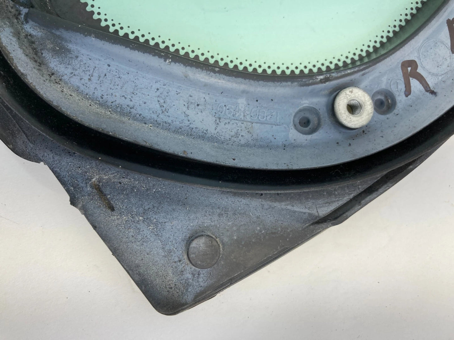 03-11 SAAB 9-3 SEDAN REAR RIGHT DOOR WINDOW GLASS VENT QUARTER PANEL 12804490