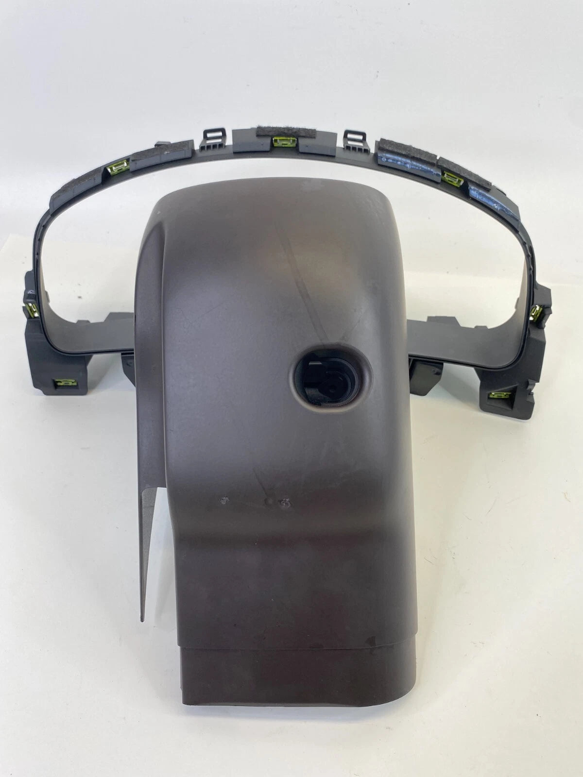 2011-2017 VW TOUAREG CLUSTER SPEEDOMETER BEZEL W/ STEERING COLUMN COVER TRIM OEM