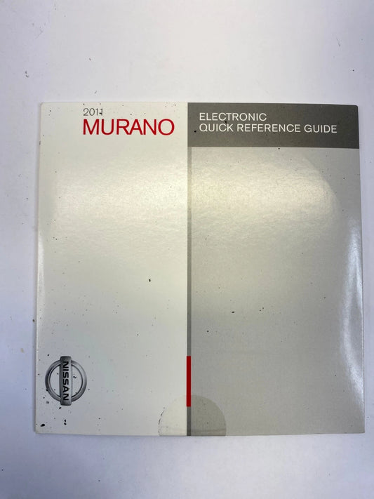 2011 NISSAN MURANO OWNERS MANUAL HANDBOOK BOOKLET USERS GUIDES CASES OEM FACTORY
