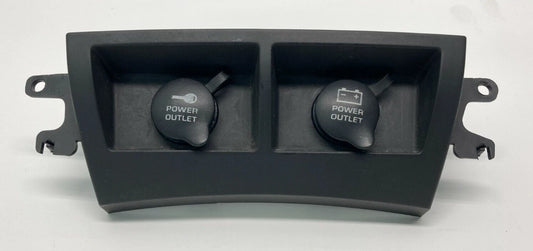 2004-2008 CHRYSLER PACIFICA DUAL POWER OUTLET BEZEL DASH MOUNT OEM OUP49TRMAB