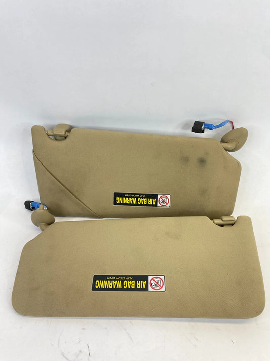 08 09 10 HONDA ACCORD FR LEFT & RIGHT SUNVISOR SUN VISOR SET W/ ILLUMINATION OEM