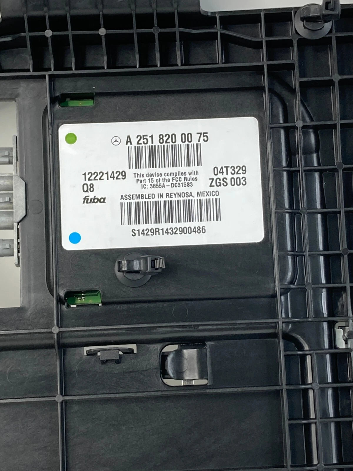 2002-2007 MERCEDES ML500 ROOF GPS RADIO SATELLITE ANTENNA UNIT 2518200075 OEM