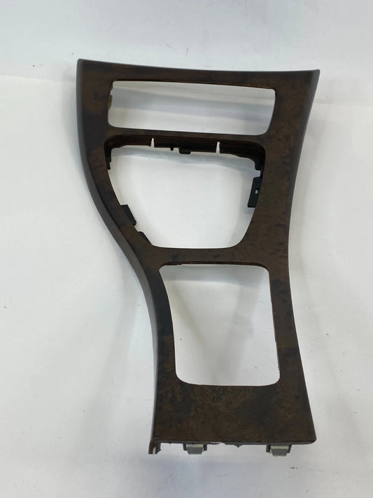 2006 06 BMW 3-SERIES 330I CENTER CONSOLE SHIFTER TRIM PANEL BEZEL 7129547 OEM