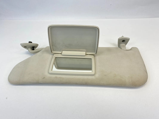 08-10 DODGE CHARGER FRONT LEFT DRIVER SIDE SUN VISOR SHADE W/ MIRROR GREY OEM