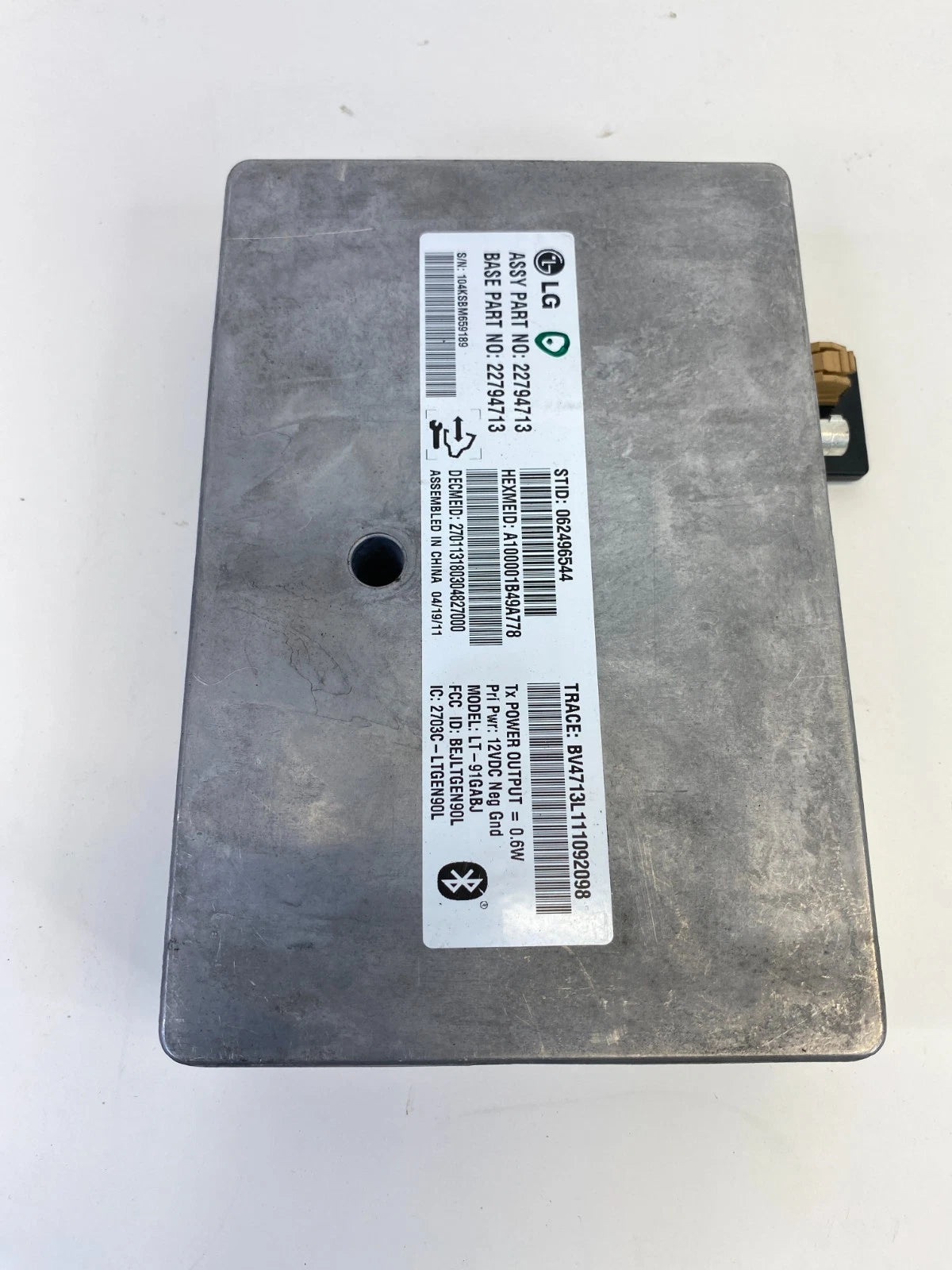 2011 BUICK ENCLAVE ONSTAR COMMUNICATION BLUETOOTH CONTROL MODULE 22794713 OEM