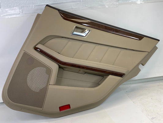 2006-2016 MERCEDES-BENZ E350 REAR RIGHT SIDE INNER DOOR PANEL TRIM W/ SWITCH OEM