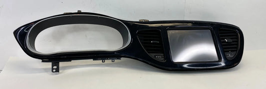 2013-2016 DODGE DART SPEEDOMETER INSTRUMENT CLUSTER BEZEL W/ DISPLAY SCREEN OEM