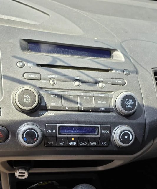 2009-2011 HONDA CIVIC DASH RADIO CD RECEIVER FRONT OEM FACTORY 39100-SNA-A611-M1