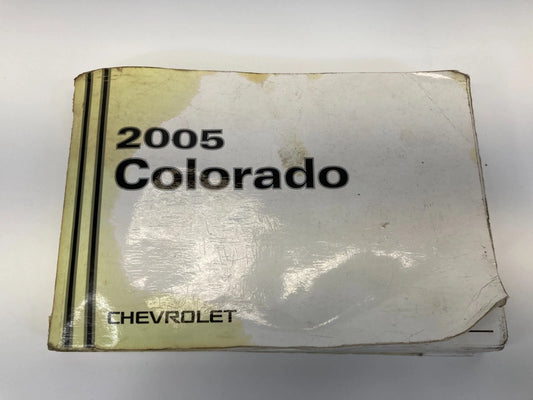 2005 05 CHEVY CHEVROLET COLORADO OWNER'S MANUAL GUIDE REFERENCE BOOK OEM
