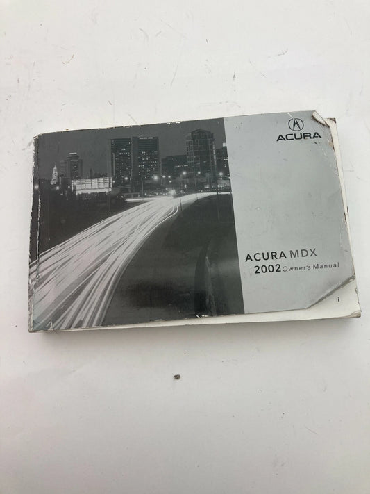 02 2002 ACURA MDX OWNER'S MANUAL GUIDE BOOK OEM